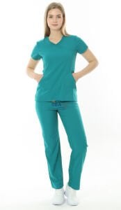 LUXURY RİBANALI TAKIM Ameliyathane Yeşili - XS