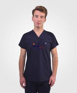 V Yaka Alpaka Takım (Unisex) XXL - Lacivert