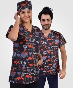 Terikoton Üst Desenli (HEALTY HEART)