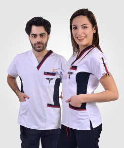 Comfort Style Alpaka Takım Lacivert & Bordo - XS
