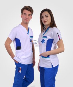 Comfort Style Alpaka Takım Saks Mavi & Benetton - XXL