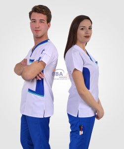 Comfort Style Alpaka Takım Saks Mavi & Benetton - XXS