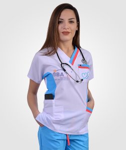 Comfort Style Alpaka Takım Turkuaz & Nar Çiçeği - L