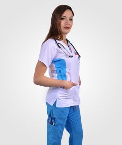 Comfort Style Alpaka Takım Turkuaz & Nar Çiçeği - XL