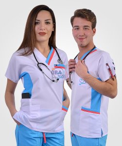 Comfort Style Alpaka Takım Turkuaz & Nar Çiçeği - XS