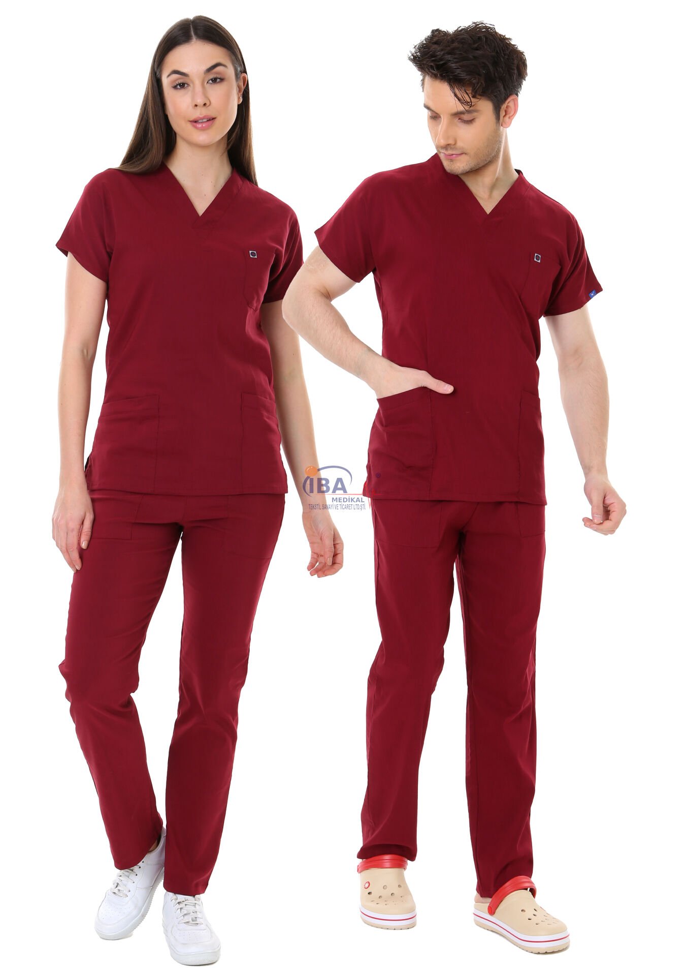 Flexcool Likralı Takım Bordo - L - 44 Beden
