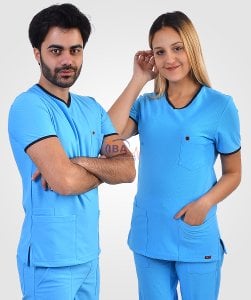 Comfort Sport V Yaka Spor Takım Kırmızı - L