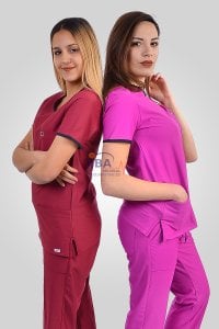 Comfort Sport V Yaka Spor Takım Beyaz - XXL