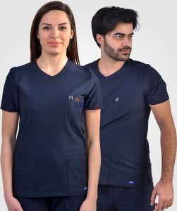 Comfort Sport V Yaka Spor Takım Nar Çiçeği - XL