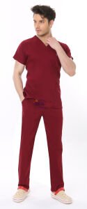 Flexcool Likralı Takım Bordo - M - 42 Beden