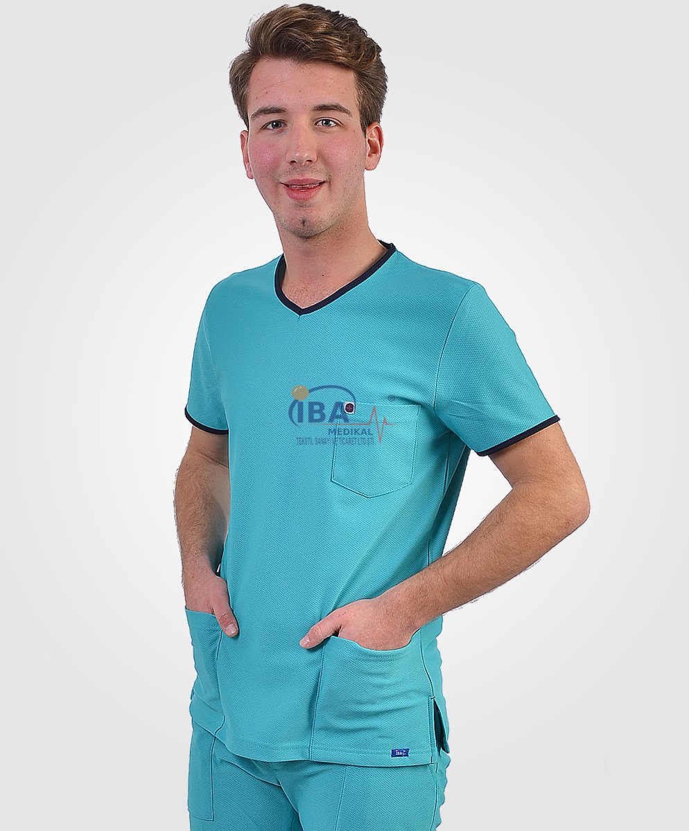 Comfort Sport V Yaka Spor Takım Benetton Yeşili - XL