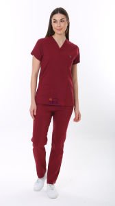 Flexcool Likralı Takım Bordo - XXS - 36 Beden