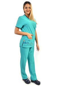 Comfort Sport V Yaka Spor Takım Benetton Yeşili - XS