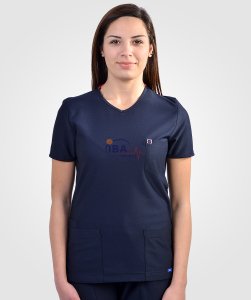 Comfort Sport V Yaka Spor Takım Lacivert - M