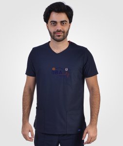 Comfort Sport V Yaka Spor Takım Lacivert - XXS