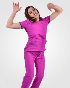 Comfort Sport V Yaka Spor Takım Menekşe - XS