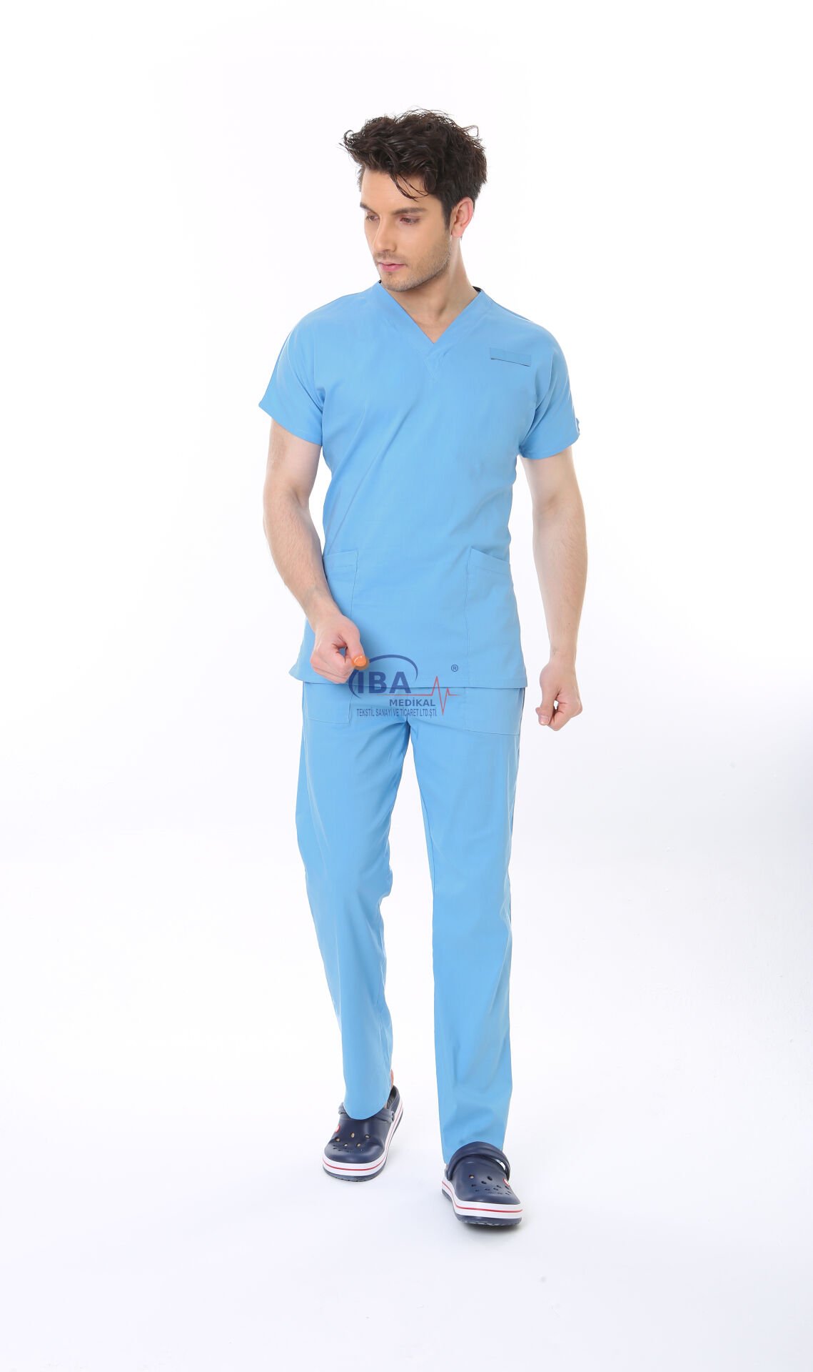 İ-Platinum Viskon Likralı Takım M - 42 Beden - ALASKAN BLUE