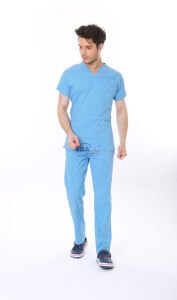 İ-Platinum Viskon Likralı Takım S - 40 Beden - ALASKAN BLUE