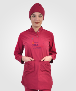 Hakim Yaka Uzun Terikoton Takım Bordo - XS