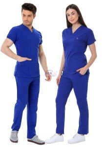 Flexcool Likralı Takım Saks Mavi - L - 44 Beden