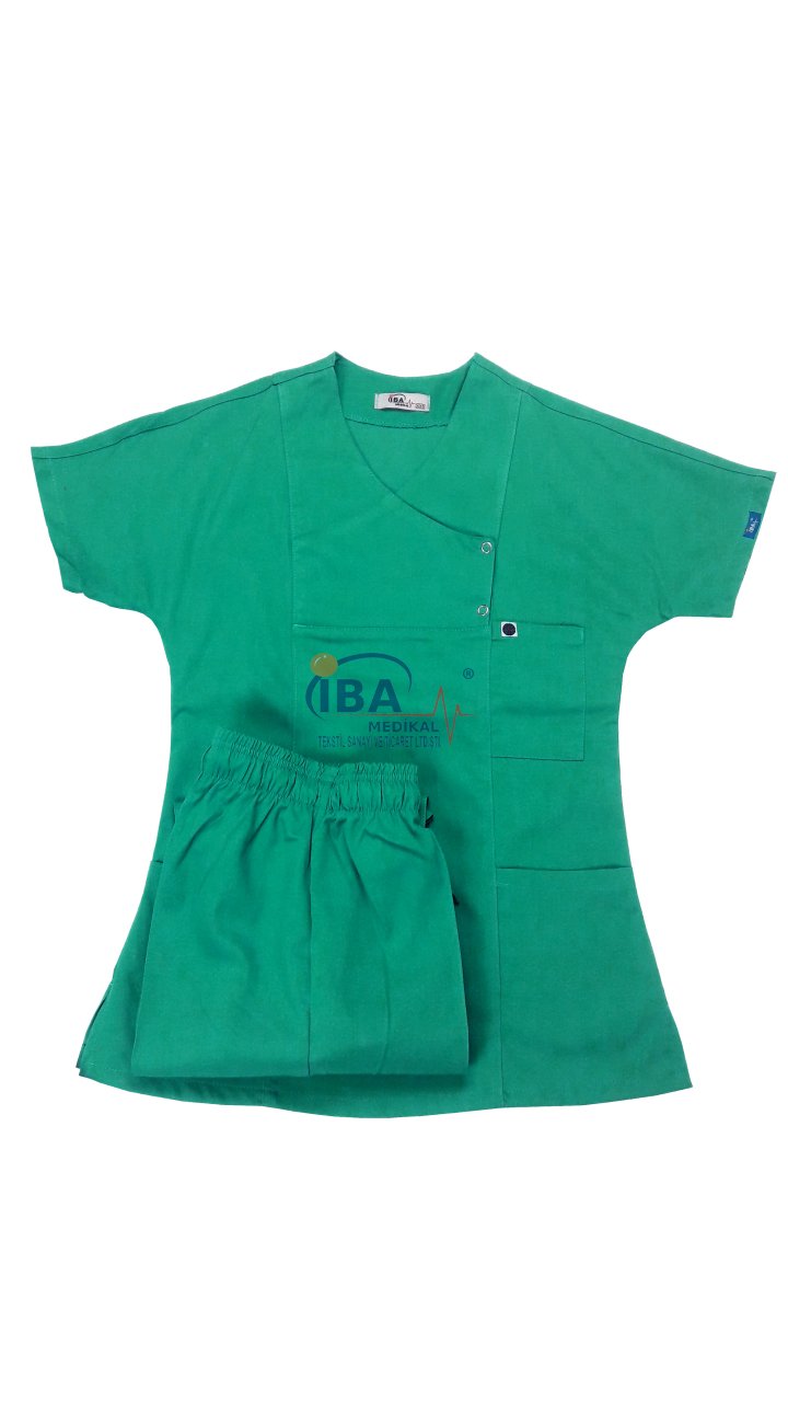 Çıtçıtlı Likralı Takım Benetton Yeşili - 3XL