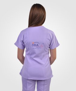 Çıtçıtlı Likralı Takım Lila - 3XL