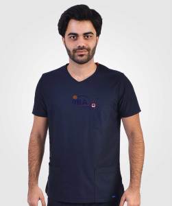 Comfort Sport V Yaka Tek Üst Lacivert - XS